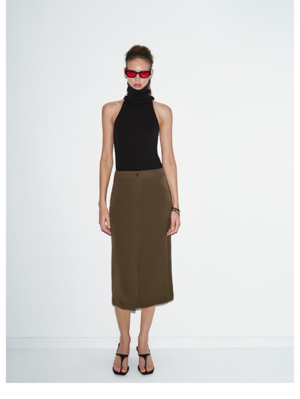 NWT Zara midi skirt